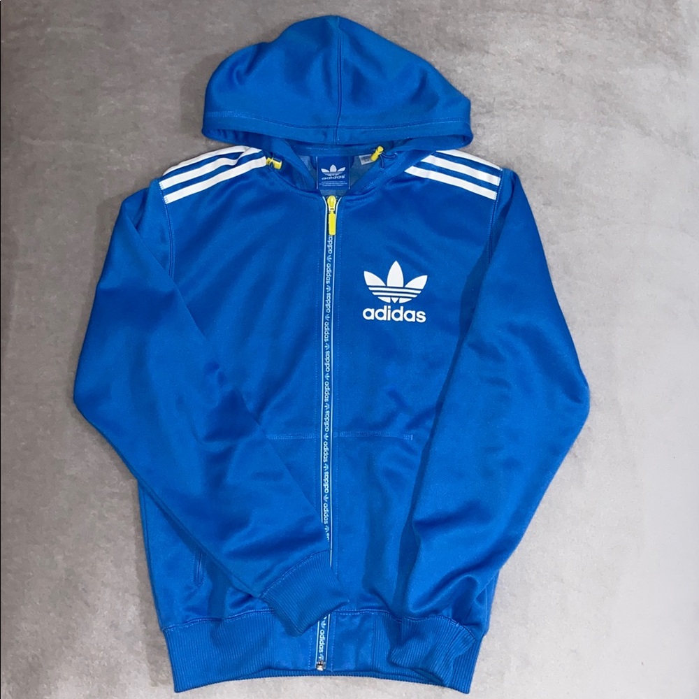 Vintage Adidas Originals Blue Track Jacket